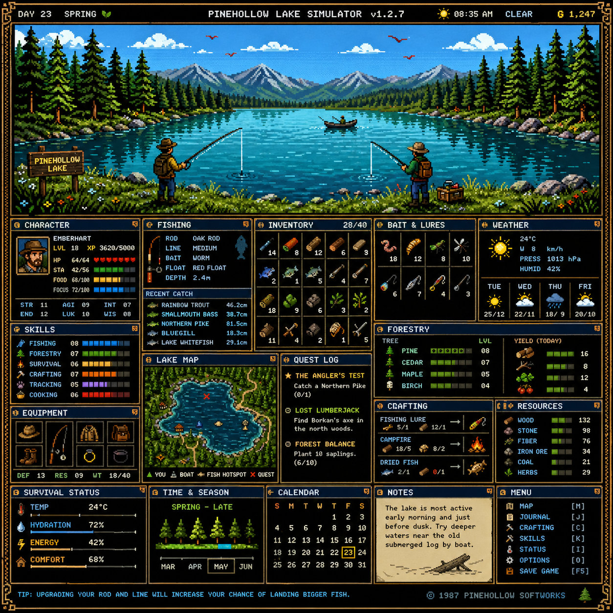 retro-style computer RPG AI image prompt example