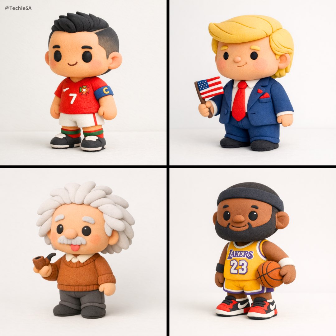 Polymer clay character figurine: GPT Image 2 prompt AI image prompt example