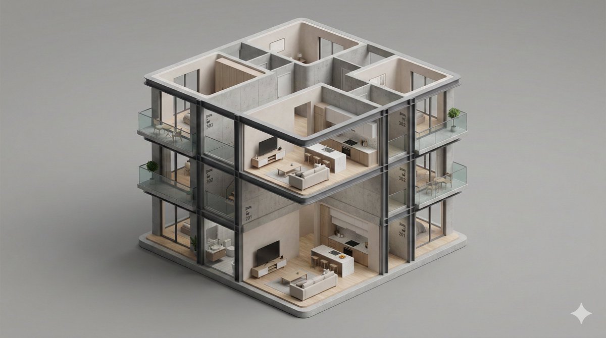 Cutaway architecture isometric diorama: GPT Image 2 prompt AI image prompt example