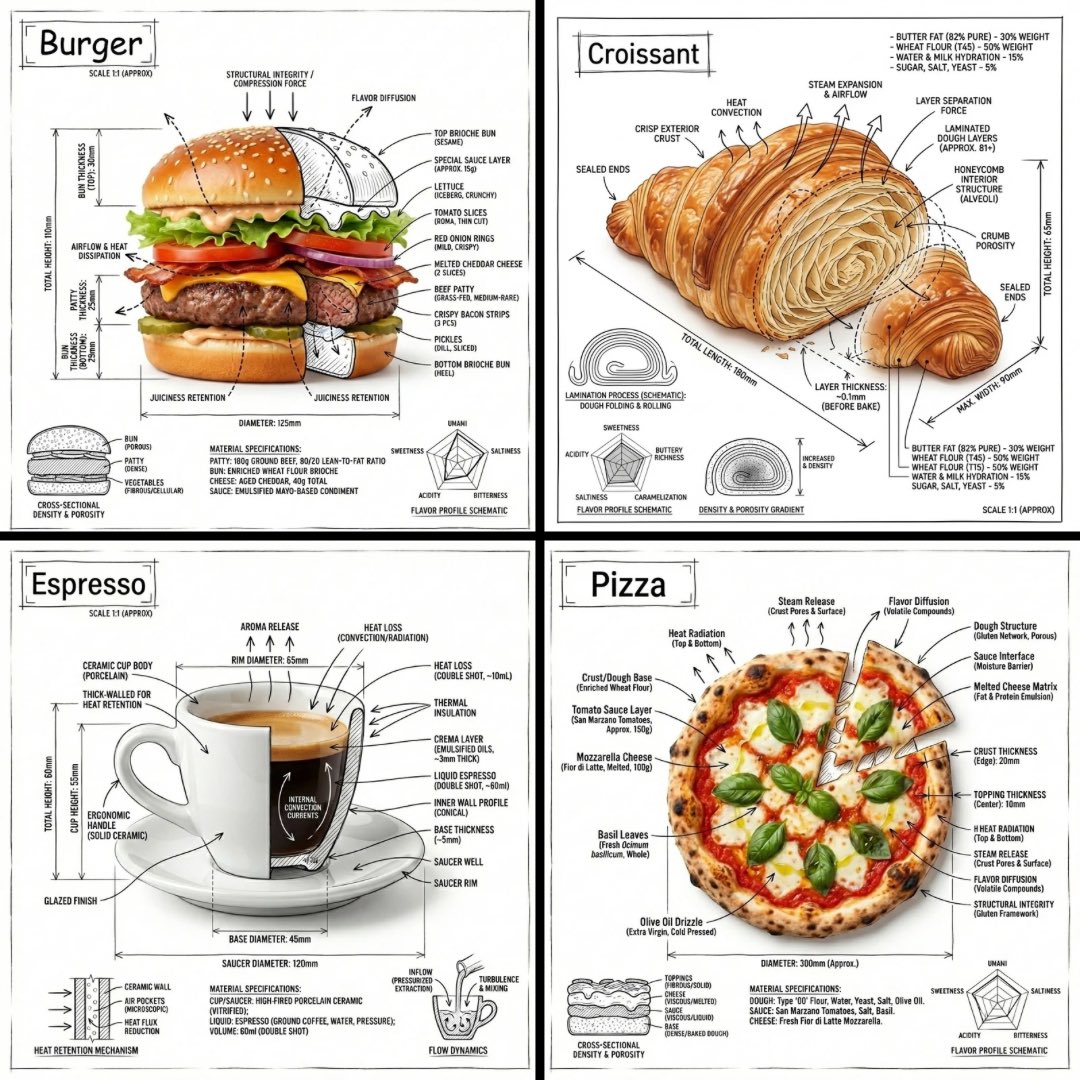 Food annotation infographic: GPT Image 2 prompt AI image prompt example