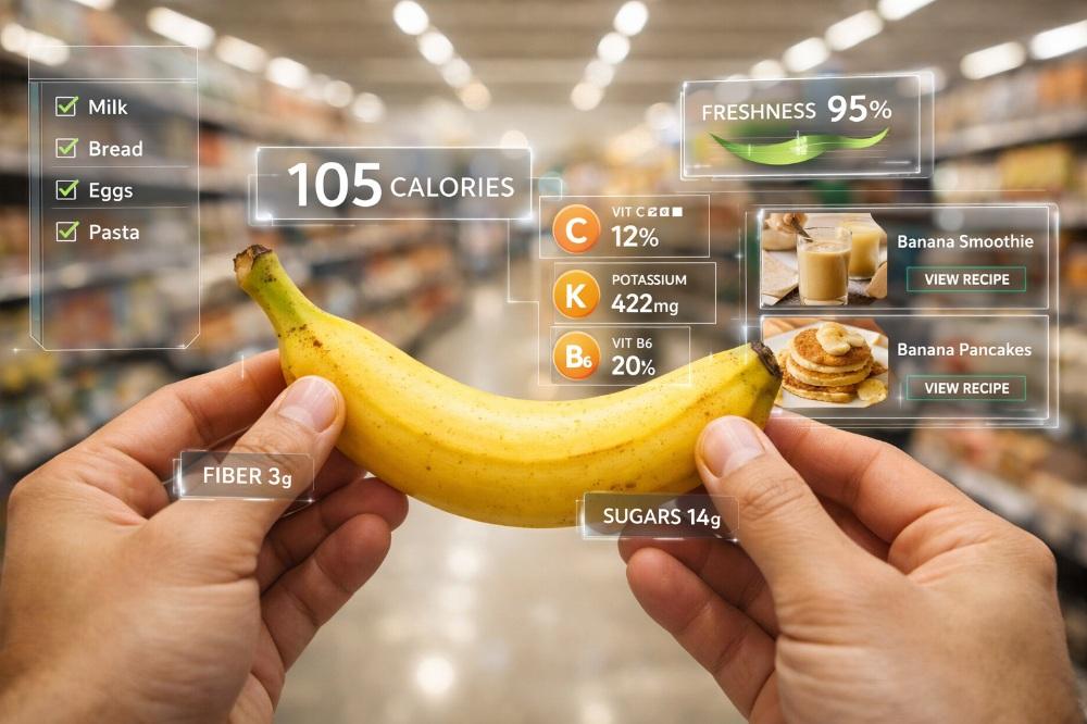 Fruit AR HUD POV shot: GPT Image 2 prompt AI image prompt example