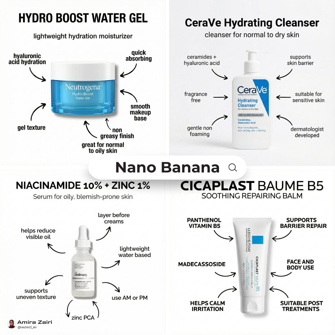 Skincare education poster: GPT Image 2 prompt AI image prompt example