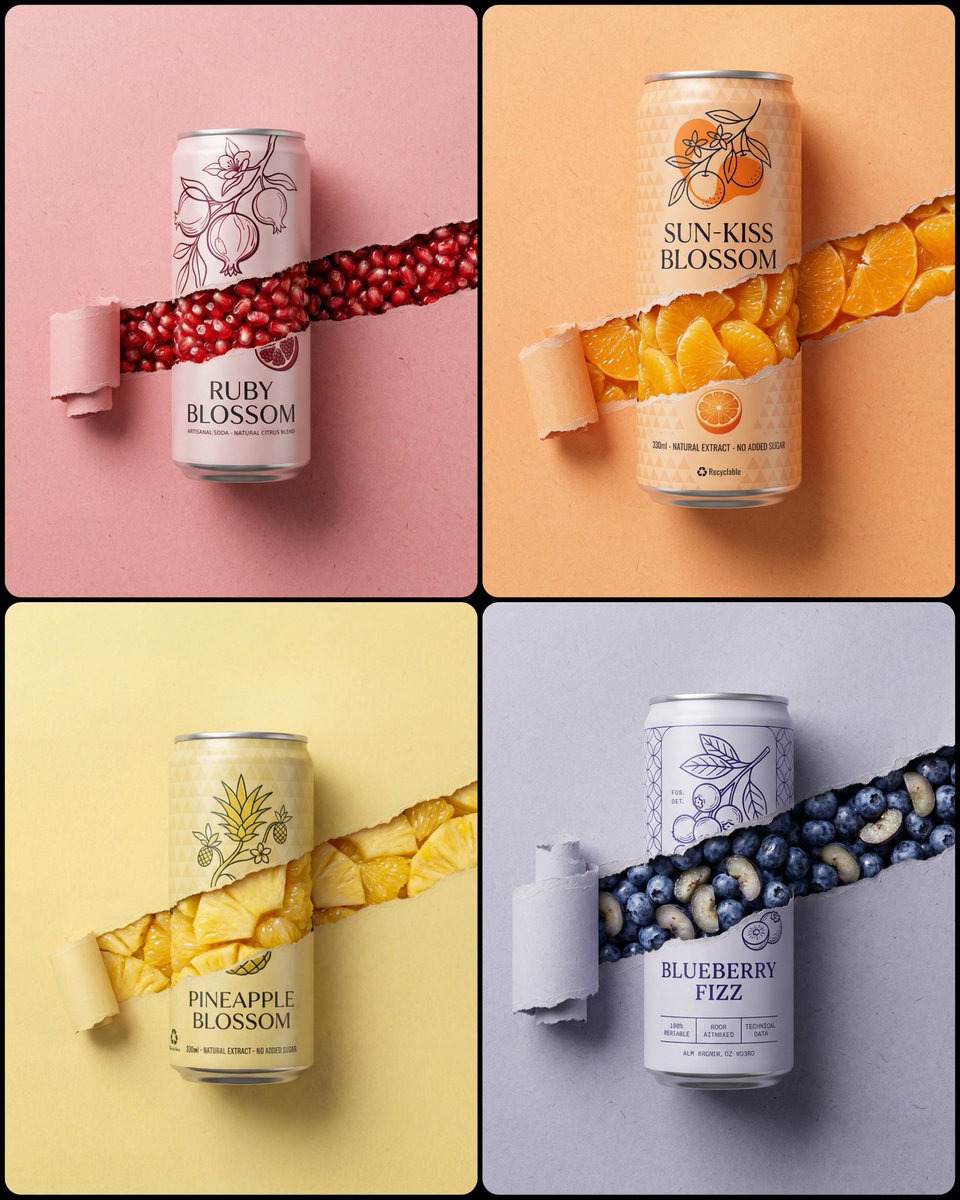 Torn paper soda can shot: GPT Image 2 prompt AI image prompt example