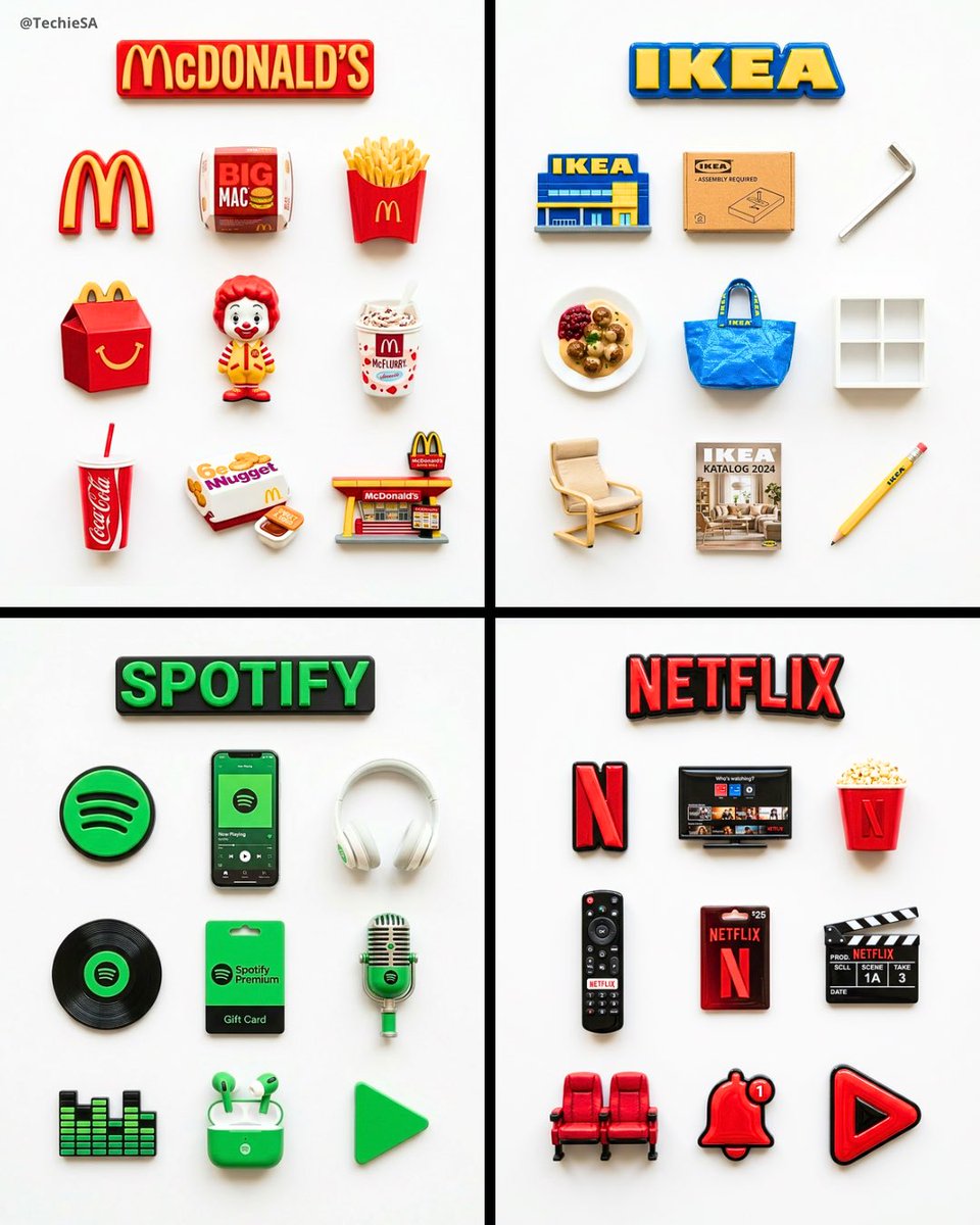 Brand resin magnet flatlay: GPT Image 2 prompt AI image prompt example