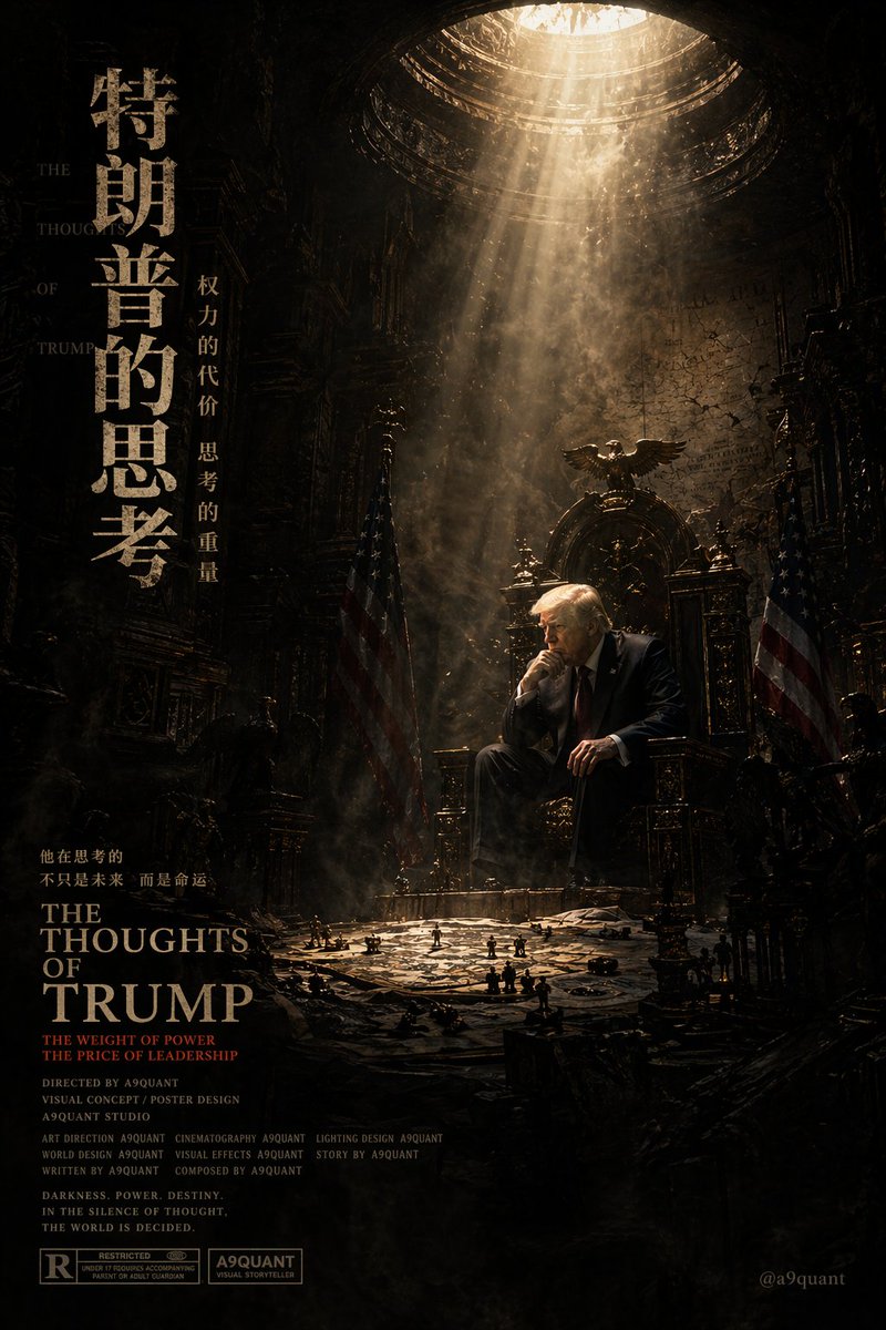 围绕【主题】自动生成一张顶级暗黑史诗概念海报 / 电影感信息图海报。 AI image prompt example