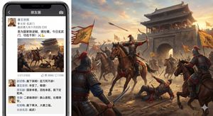 玄武门之变朋友圈动态 AI image prompt example