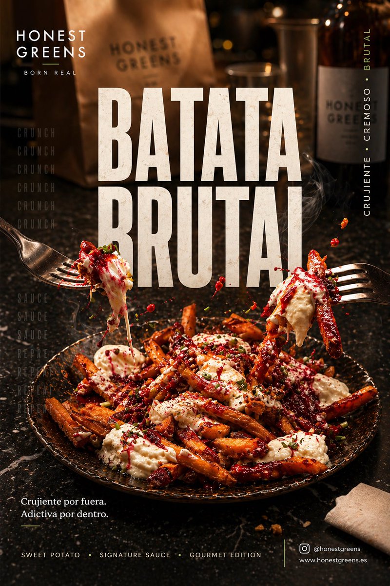 Gourmet bar food poster: GPT Image 2 prompt AI image prompt example