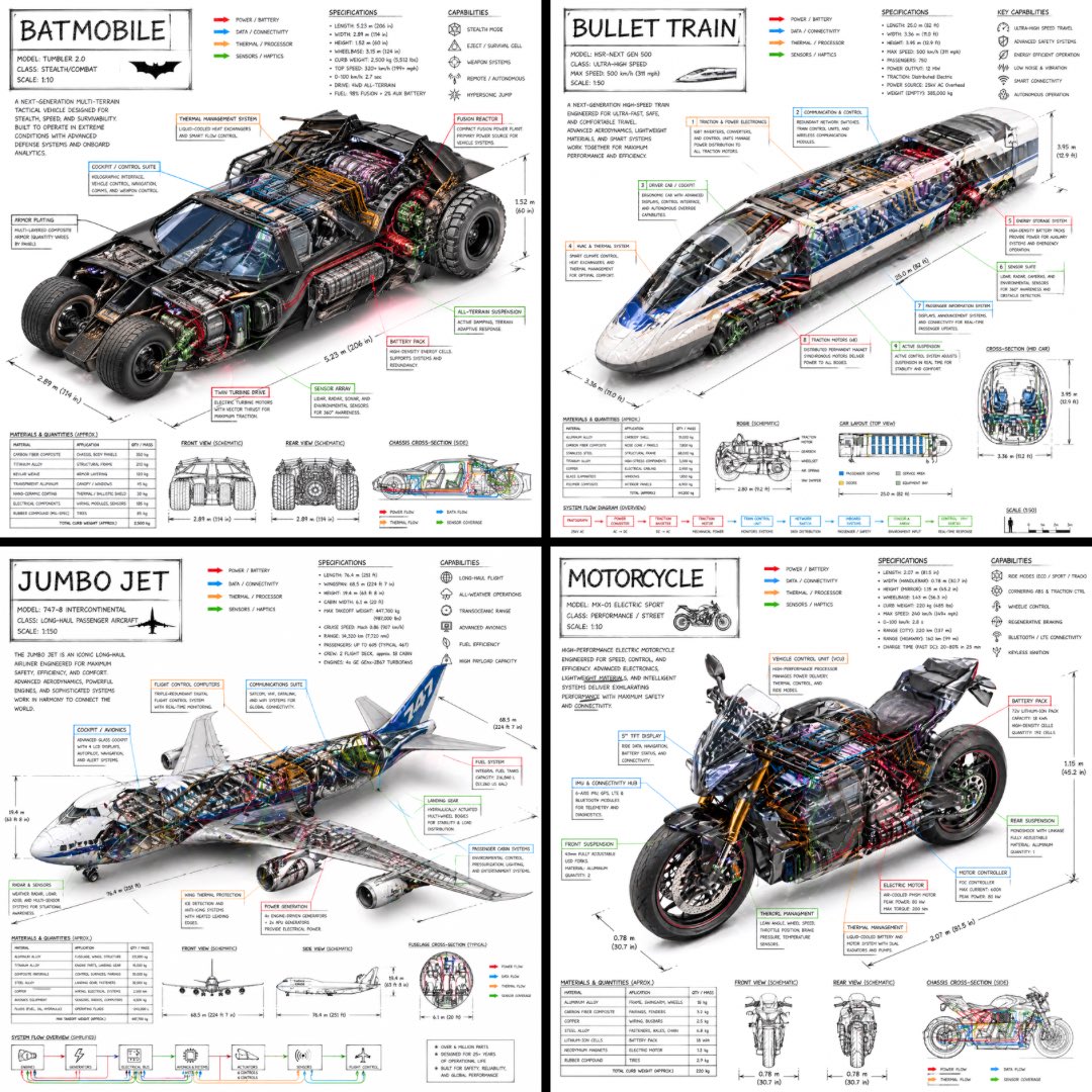 Isometric vehicle technical diagram: GPT Image 2 prompt AI image prompt example