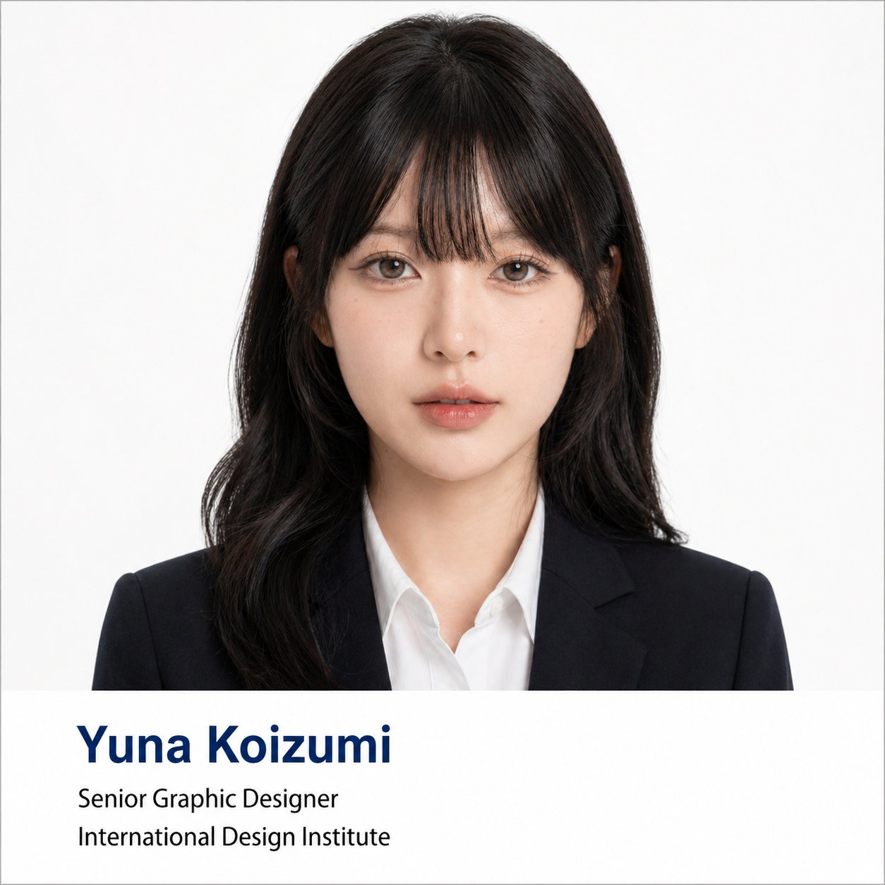 Formal business profile headshot: GPT Image 2 prompt AI image prompt example