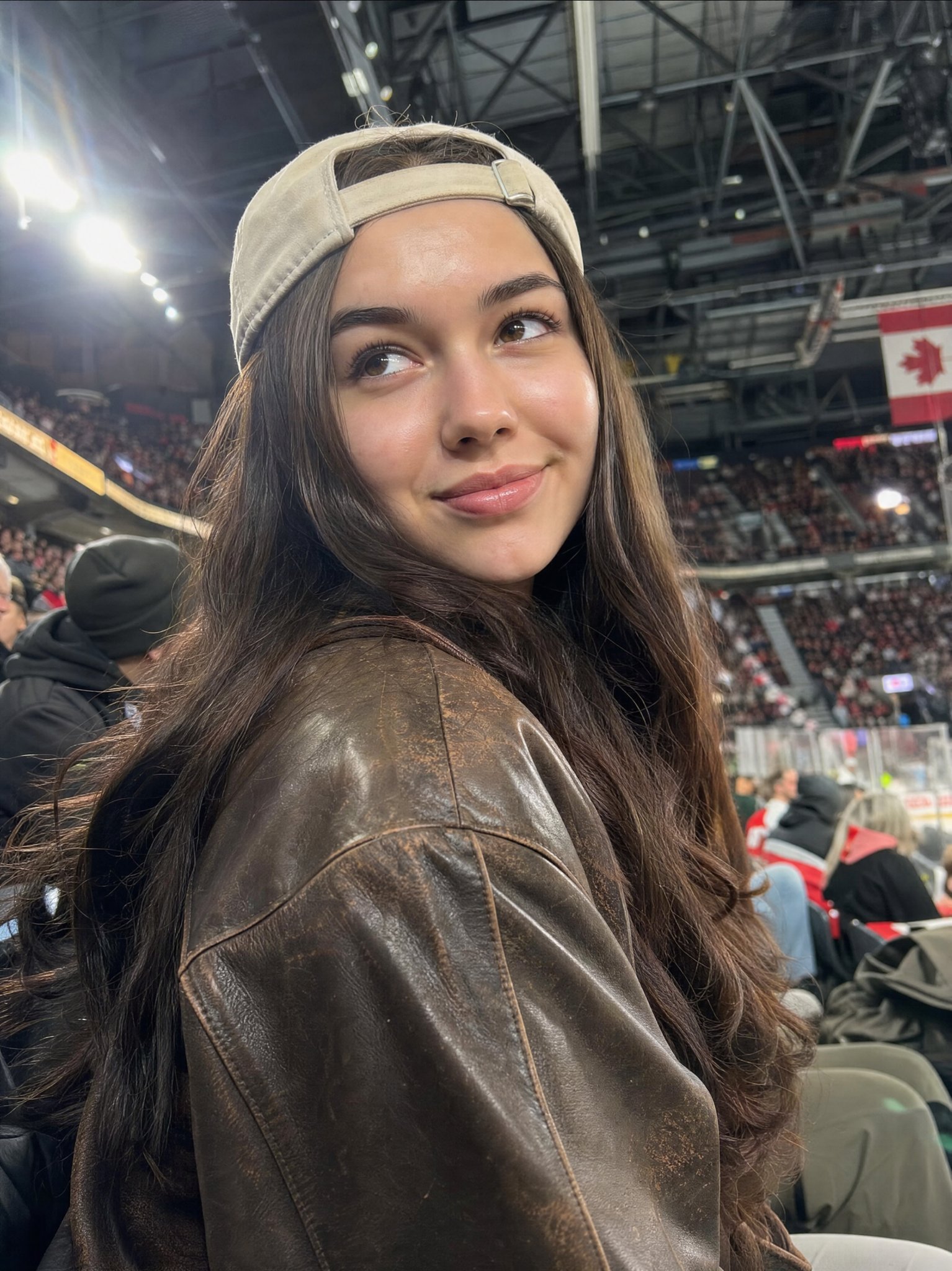 Stadium candid backwards cap portrait: GPT Image 2 prompt AI image prompt example
