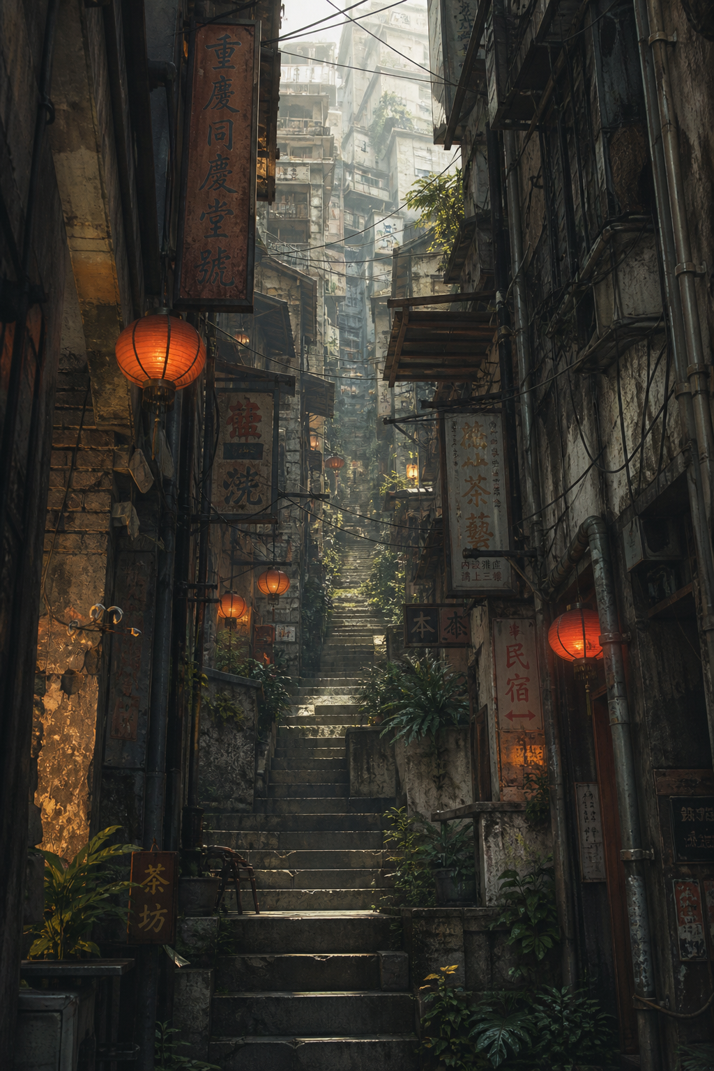 A highly detailed, painterly digital illustration in a cinematic, semi-realisti… AI image prompt example