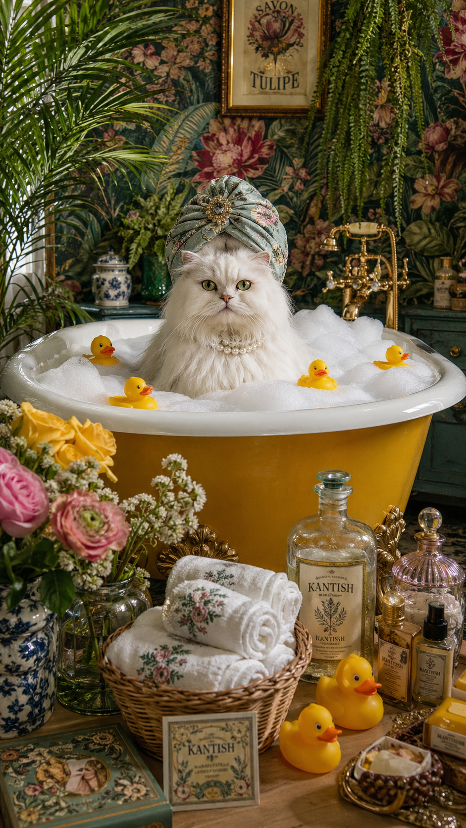 A photorealistic surrealist photograph in a vertical portrait orientation, capt… AI image prompt example