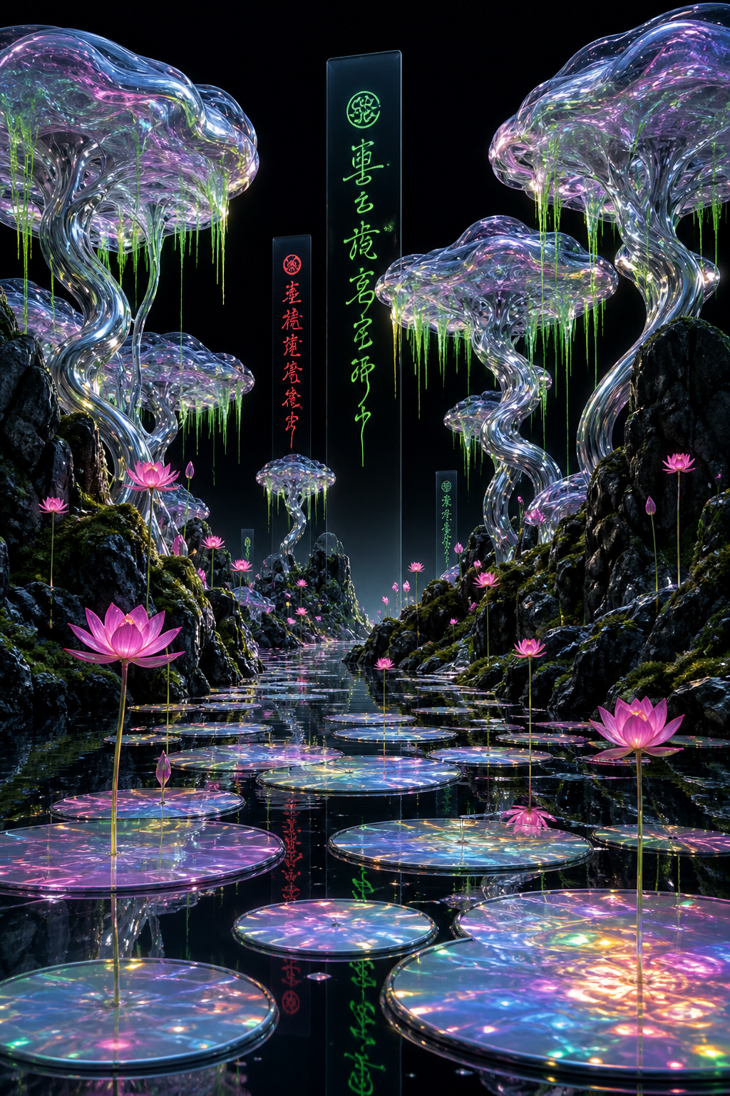 A highly detailed, surreal 3D digital illustration and concept art of a [MAIN_S… AI image prompt example
